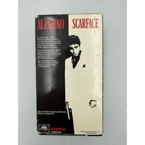 Scarface VHS 1983 Movie 2 Tape Set